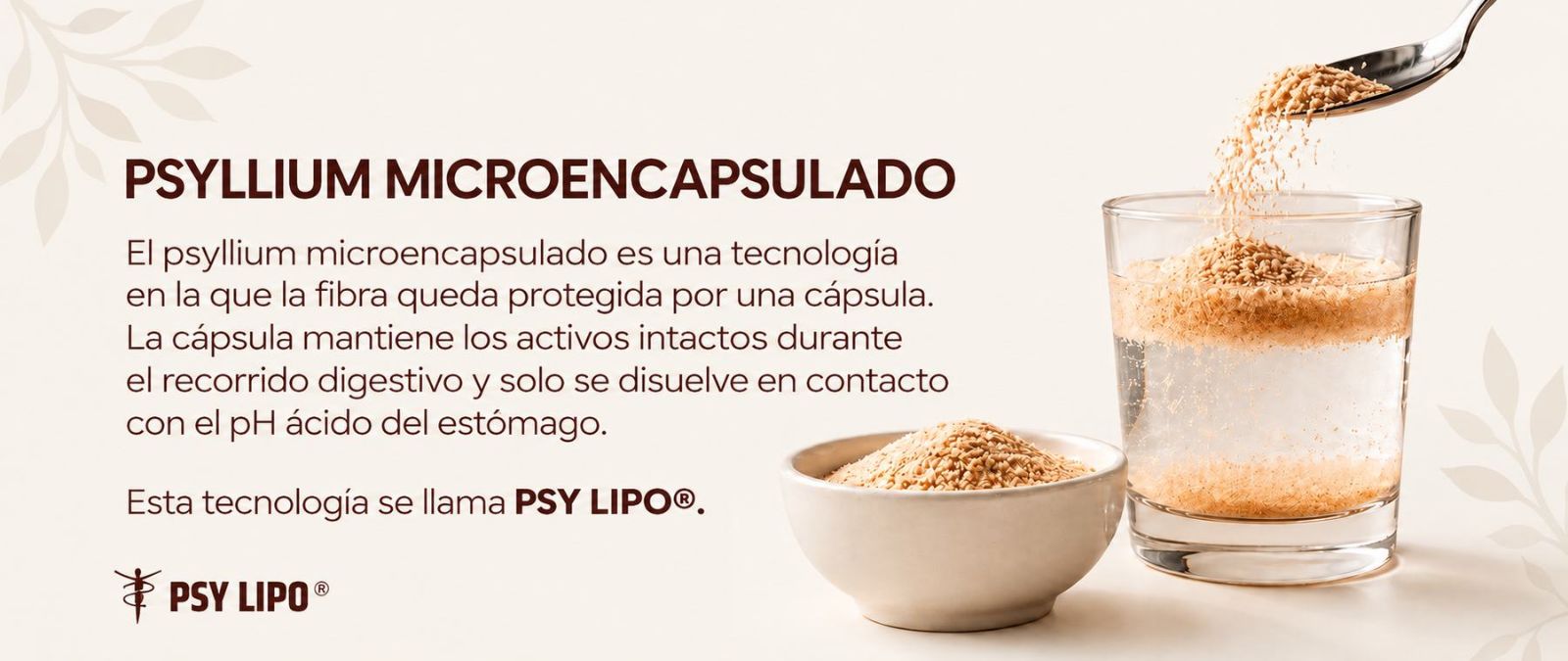 Psyllium microencapsulado
